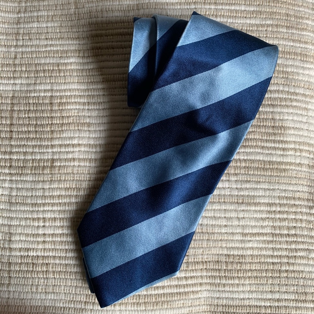 Blue on Blue Rep Stripe Necktie  - Gant